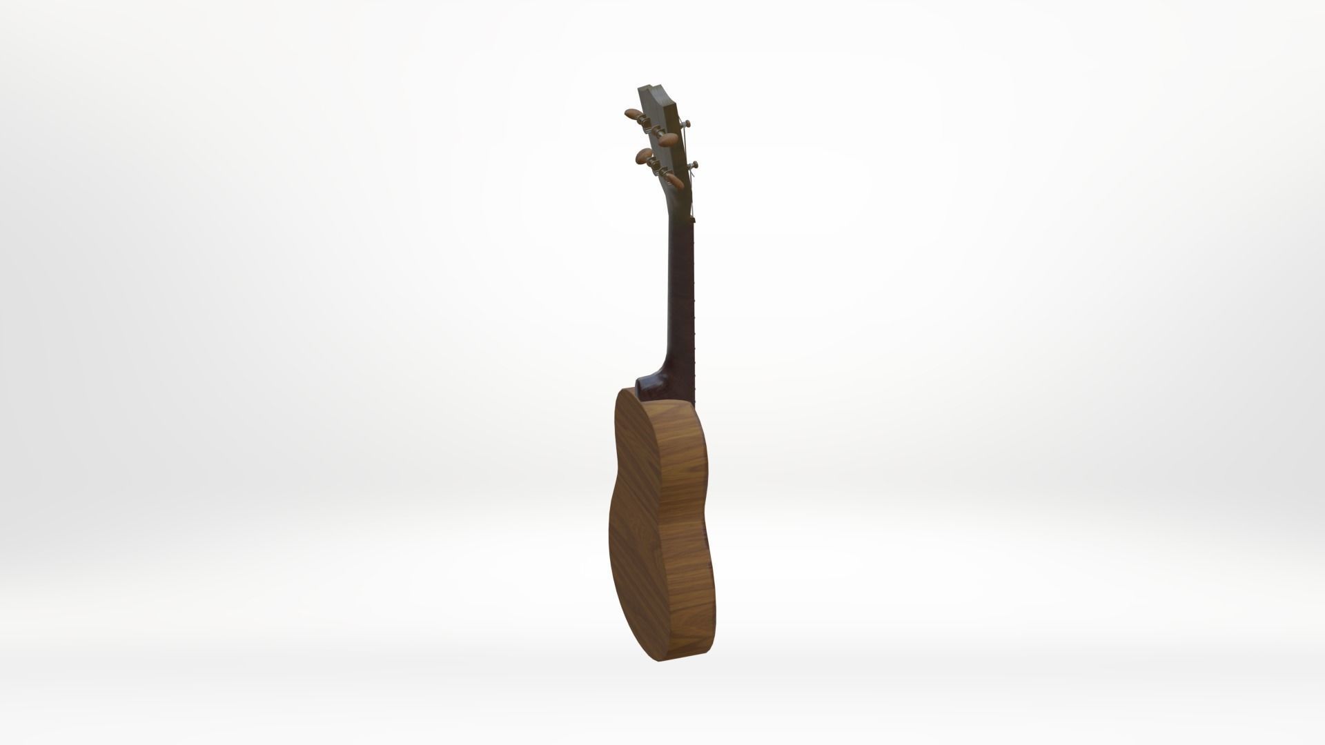 Ukelele Uke Low-poly 3D model_28