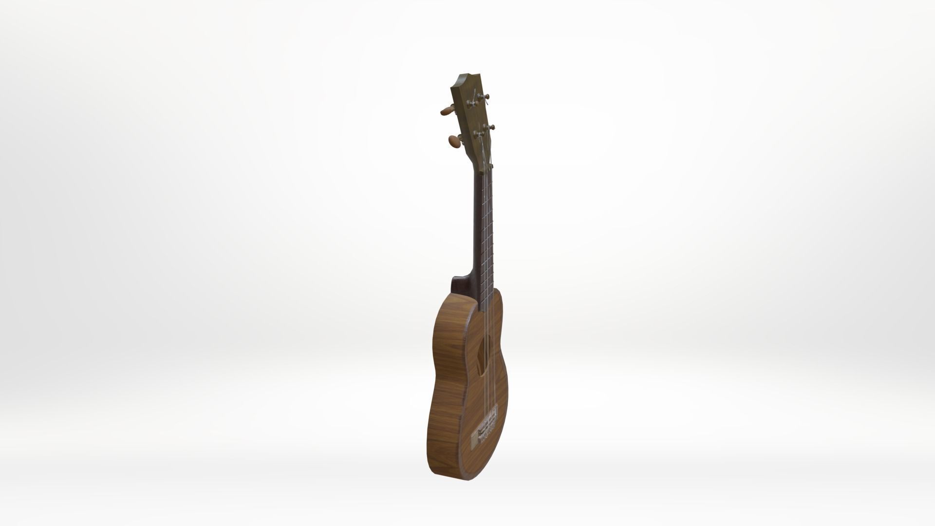 Ukelele Uke Low-poly 3D model_26