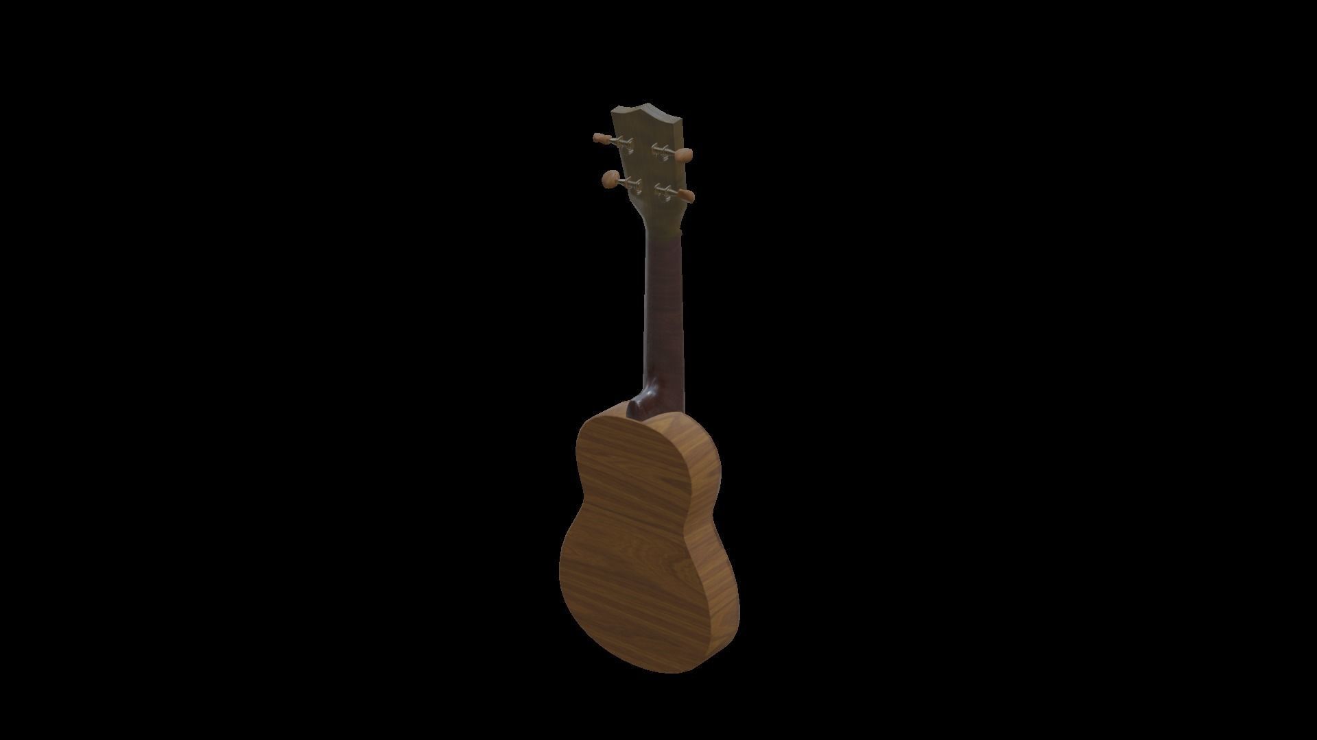 Ukelele Uke Low-poly 3D model_31