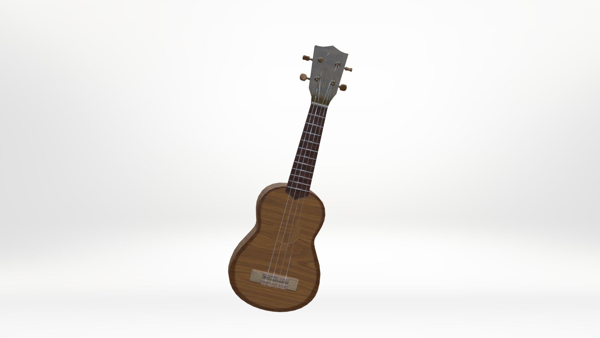 Ukelele Uke Low-poly 3D model_38