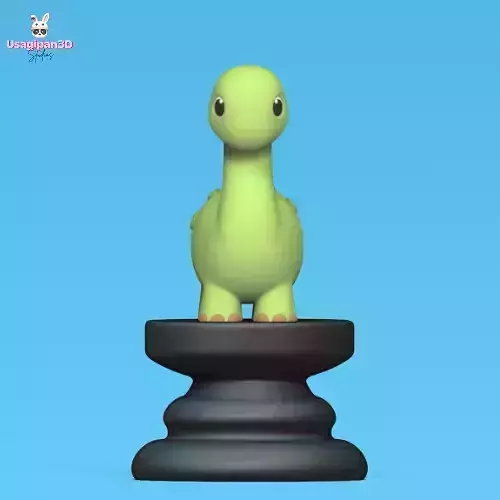 Dinosaur Chess - Diplodoco - Rook 3D print model