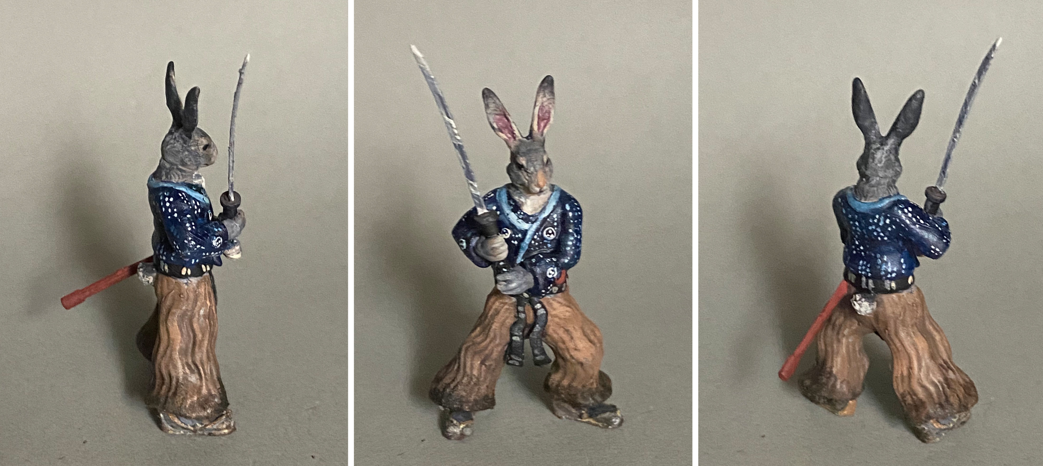Samurai Rabbit 3D model 3D printable | CGTrader