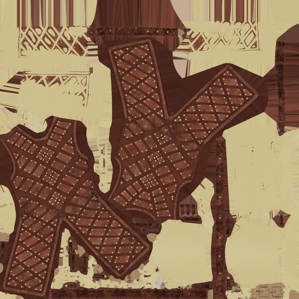 Medieval Armor Low-poly 3D model_8