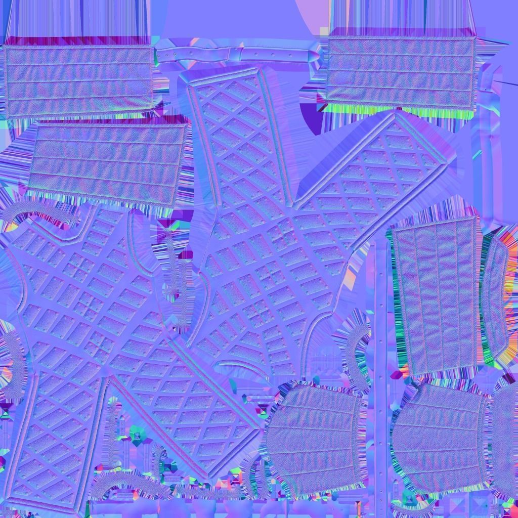 Medieval Armor Low-poly 3D model_7