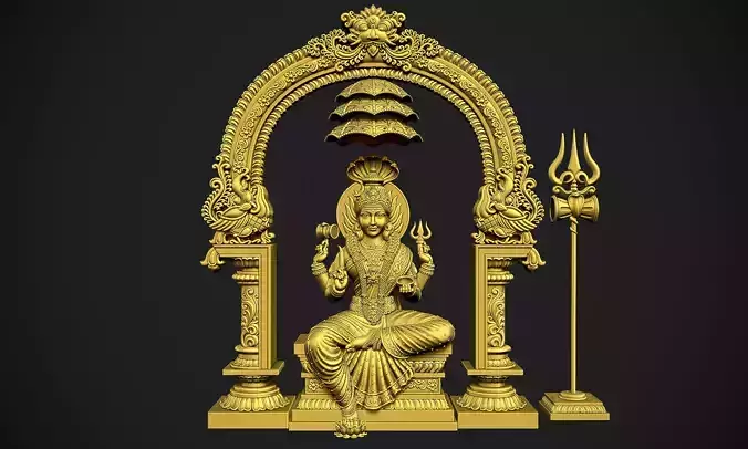 Goddess Mariamman 3D print model