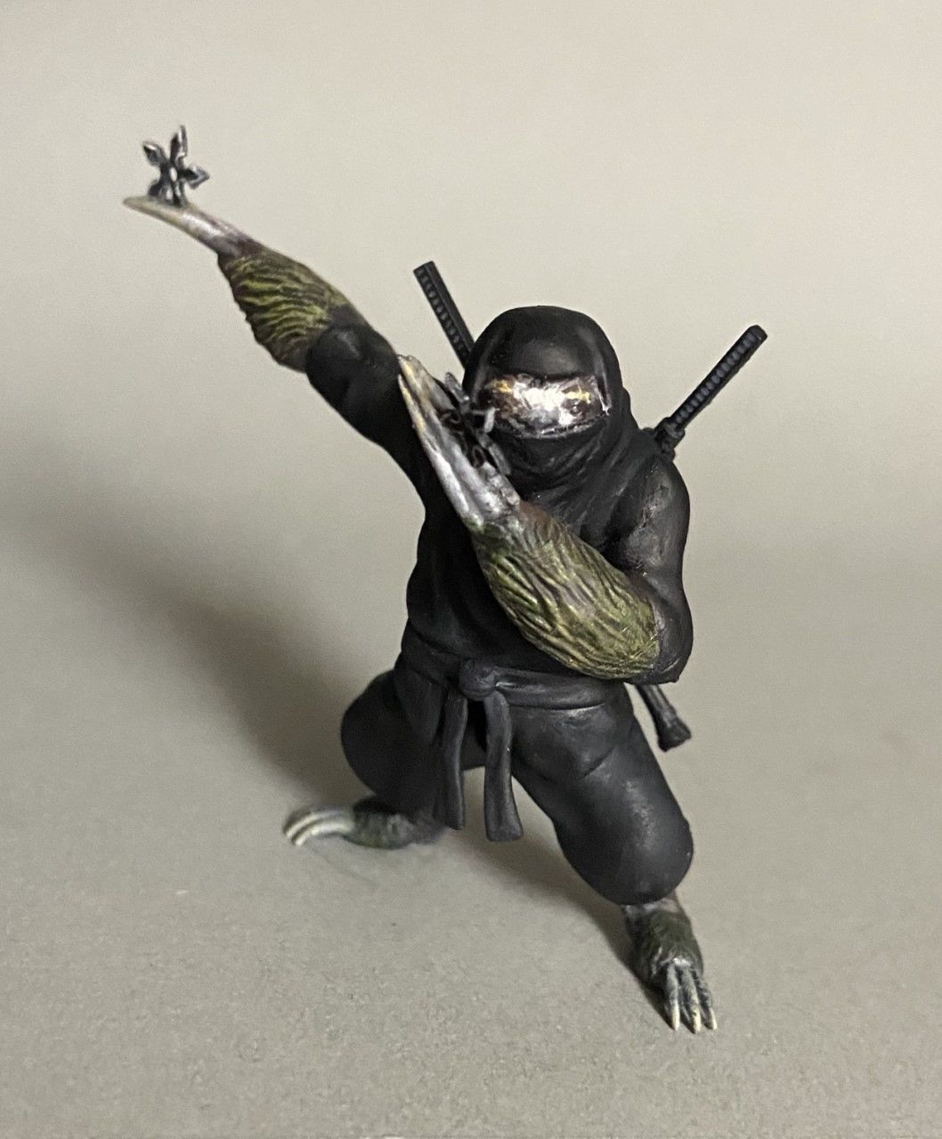 Ninja Three-Toed Sloth 3D print model_1