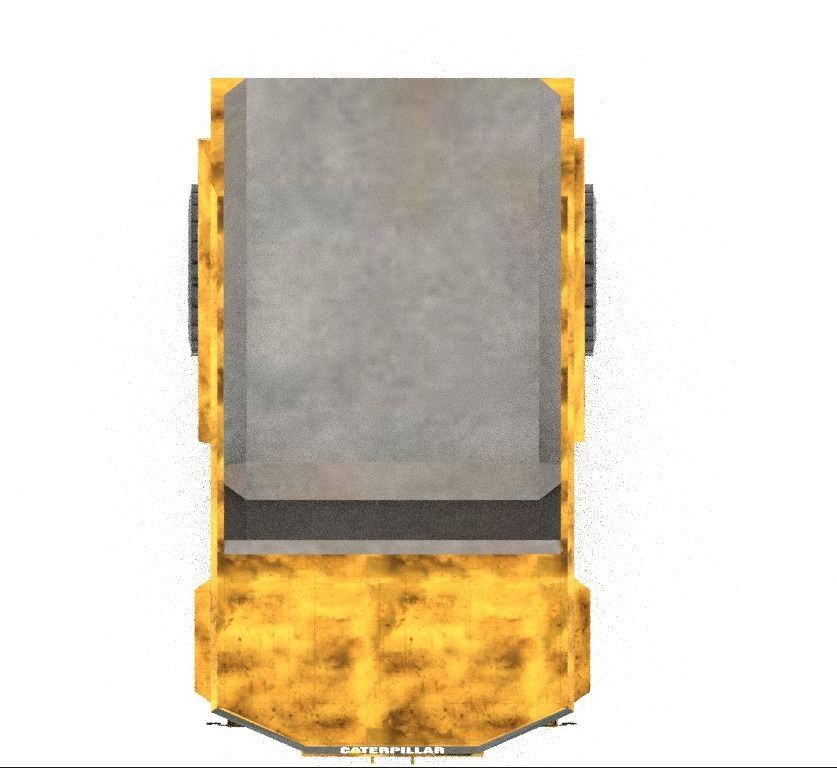 Haul Truck Low-poly 3D model_13