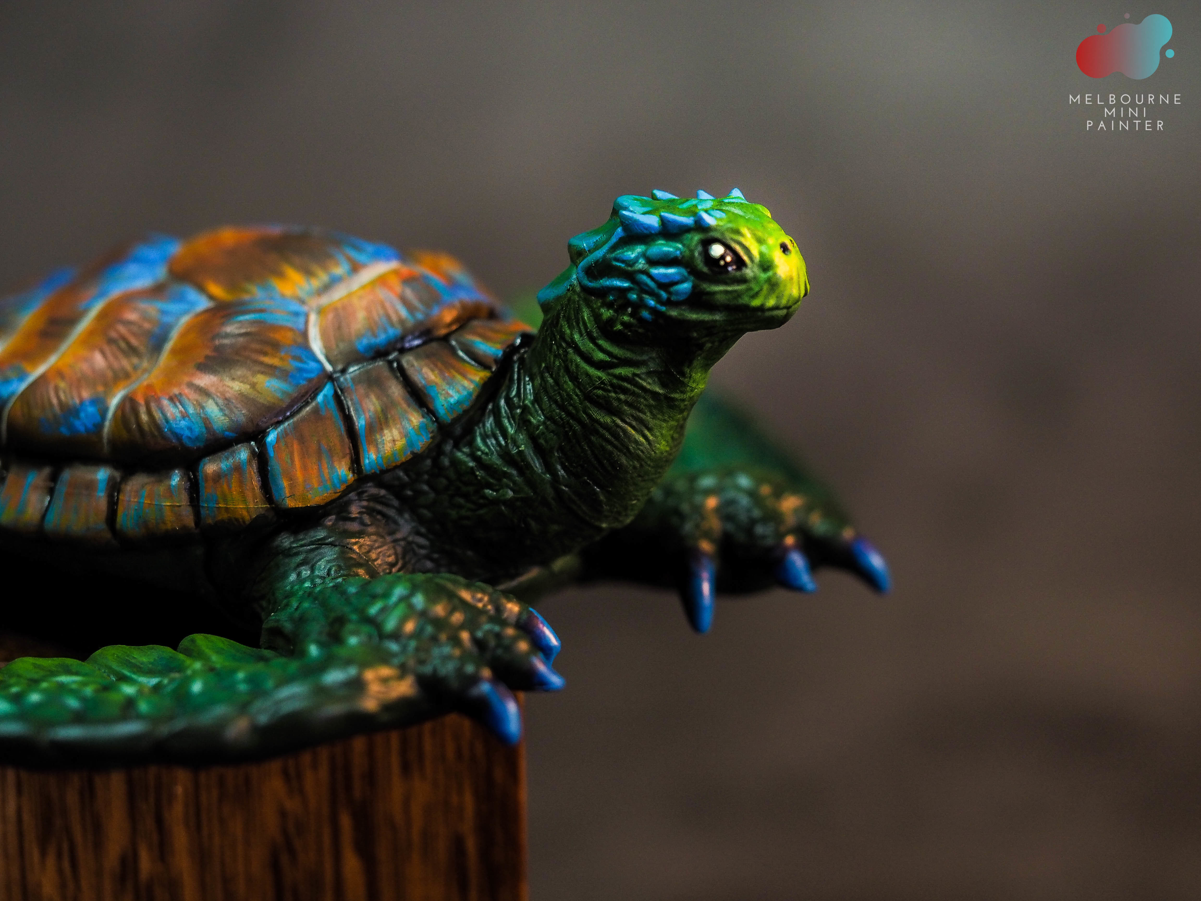 Green Sea Turtle Dragon 3D print model_4