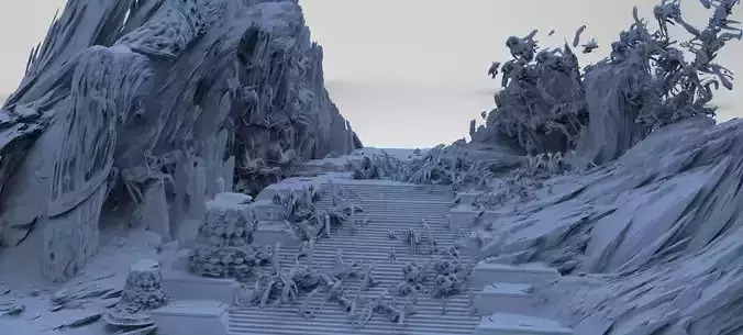 Dantes Inferno Depths Ruin 2  3D model