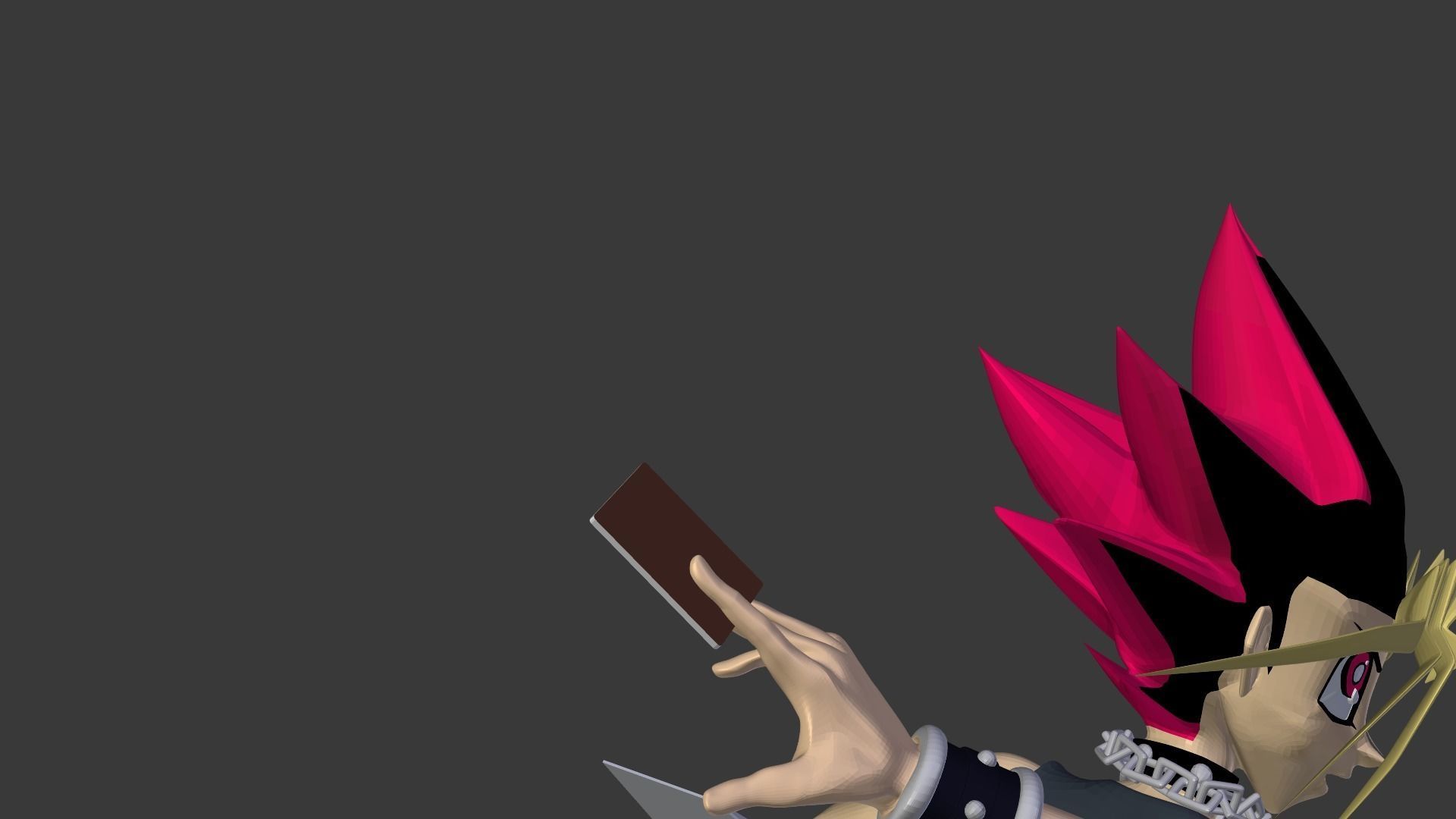 The two Yugi from Yu-Gi-Oh 3D print model_10