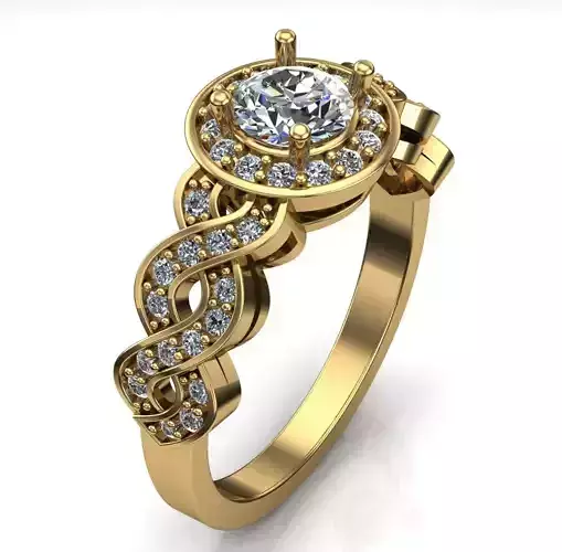 Solitaire Wedding Engagement Women Ring