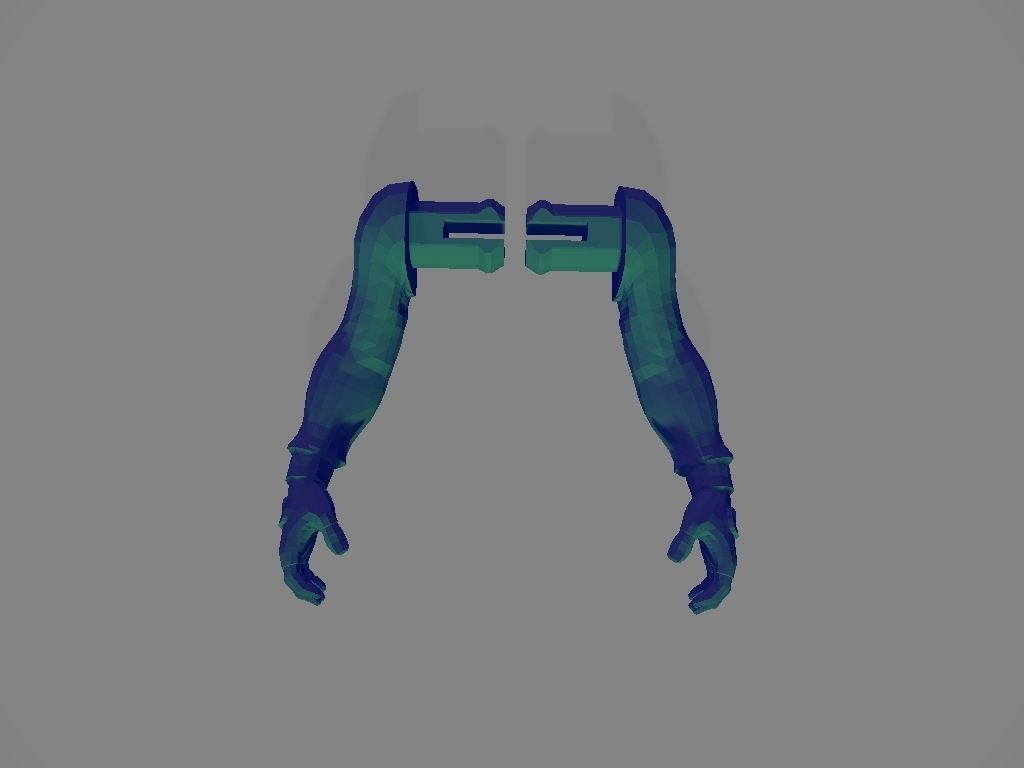 marshmello articulated 3D print model_2