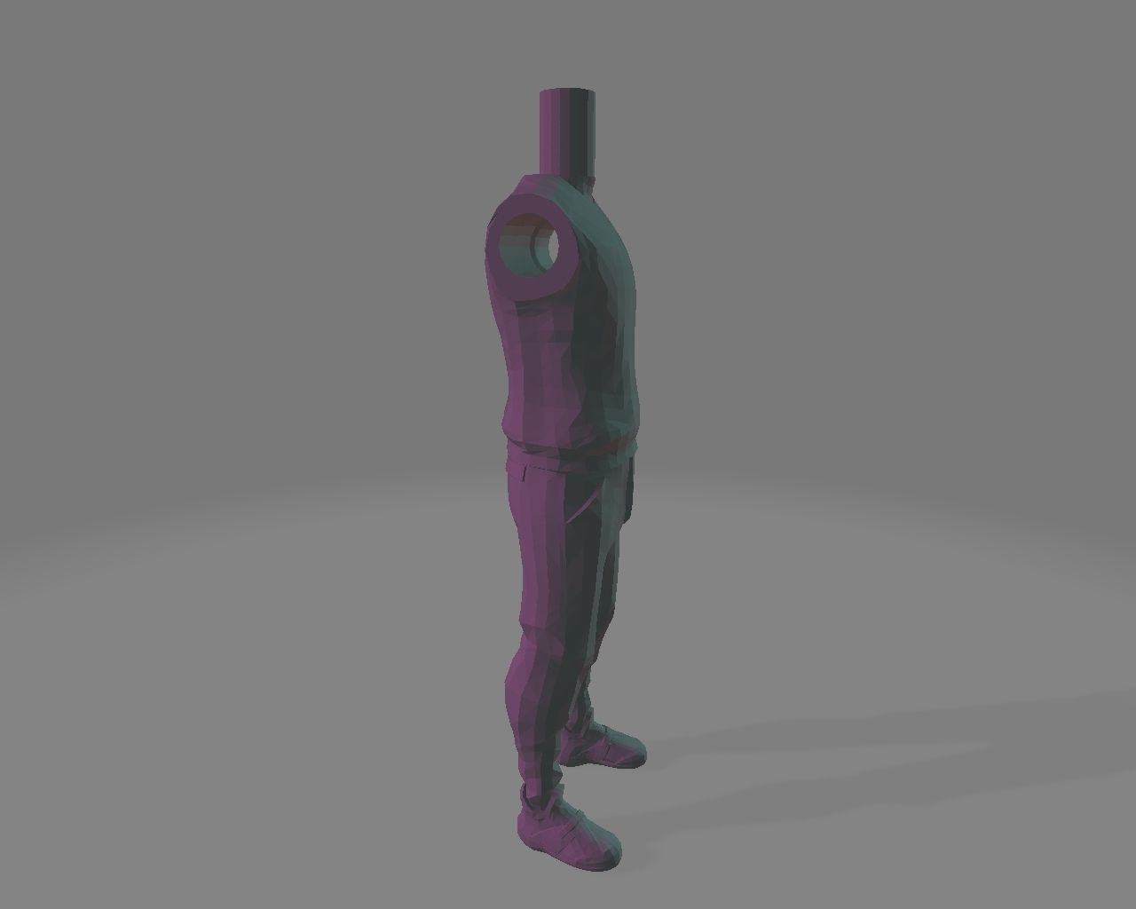 marshmello articulated 3D print model_1