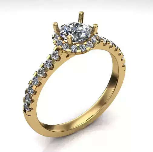 Solitaire Wedding Engagement Women Ring