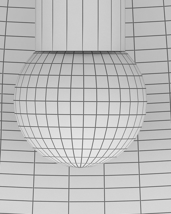 Handbell brass bell 3D model_6