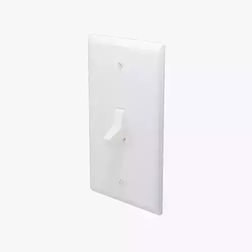 Light Switch Single Low-poly 3D model