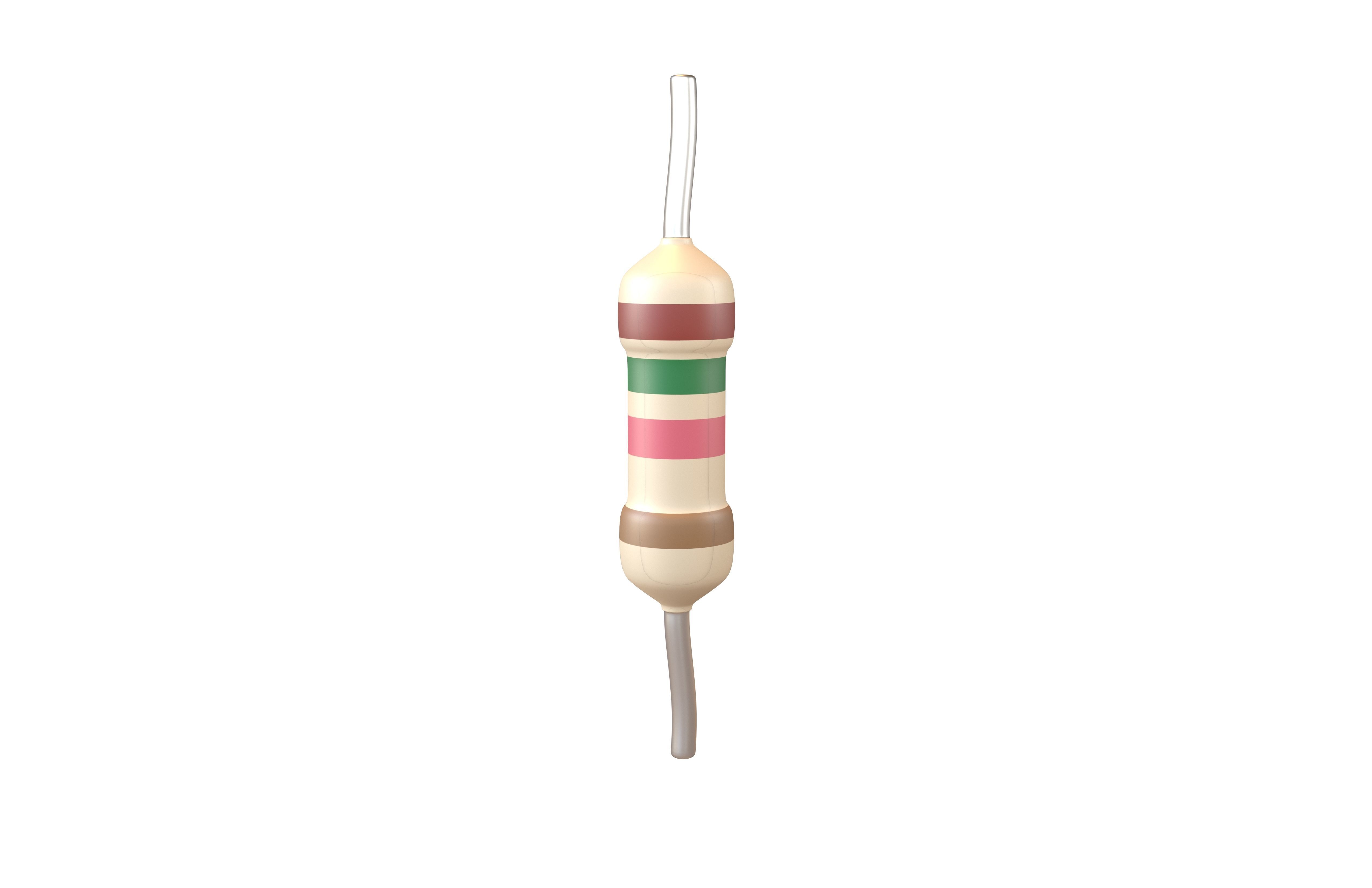 Poly Resistor Model 3D model Resistors v1 001 VR / AR / low-poly | CGTrader