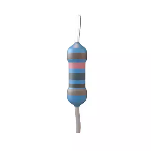 Resistors v1 002 Low-poly 3D model