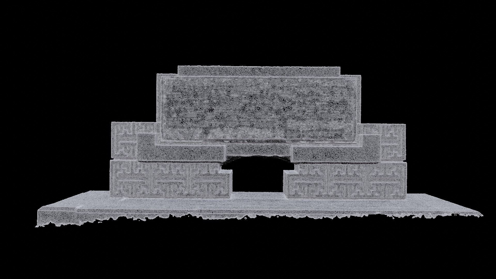 A Memorial Monument of Independence Hall 1 3D model_6