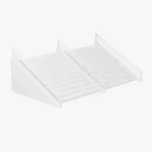 Stairs Straight Double Low-poly 3D model