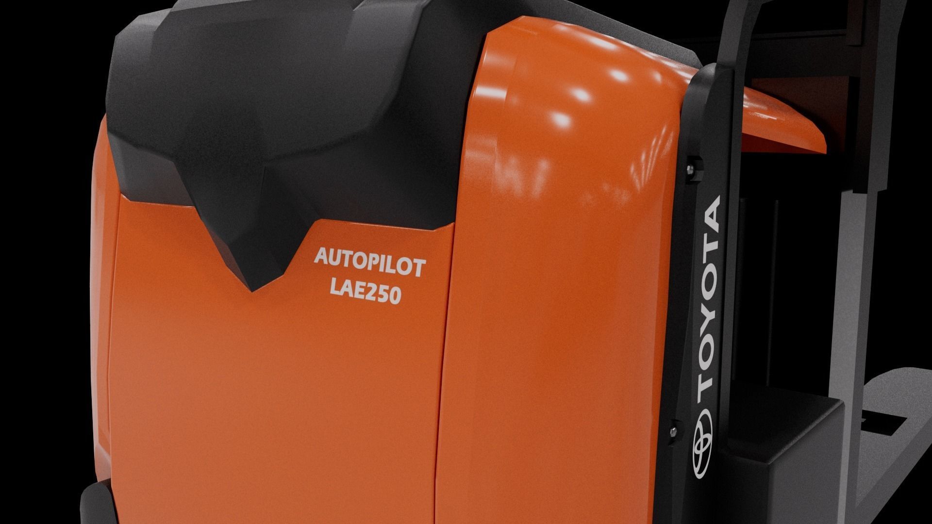 Toyota Levio LAE250 Autopilot Automatic Guided Vehicle 3D Model 3D model_2