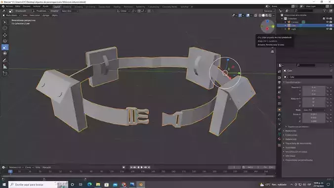 cinturon  de Izuku Midoriya