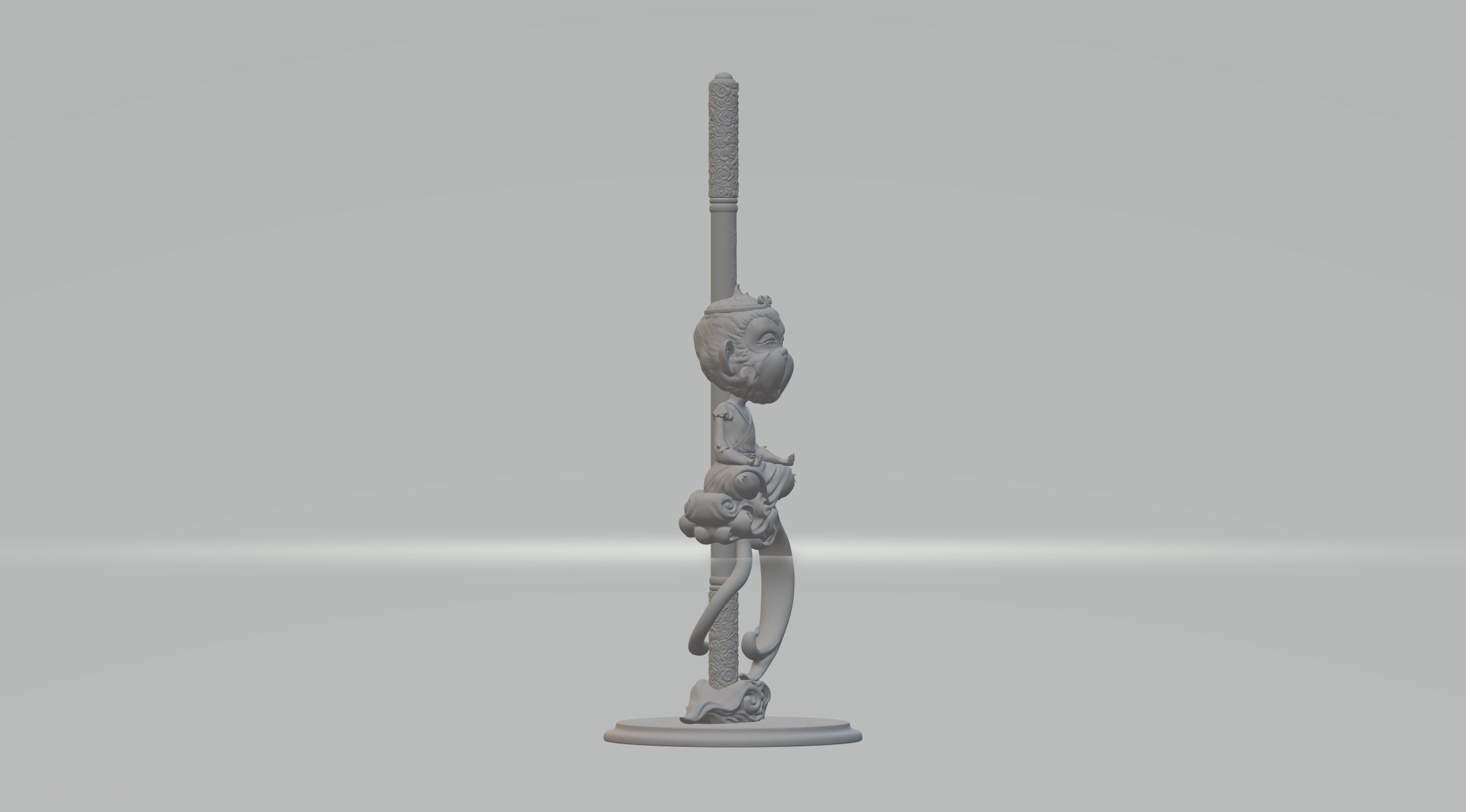 Sun Wukong Monkey King 3D Model 3D print model_3