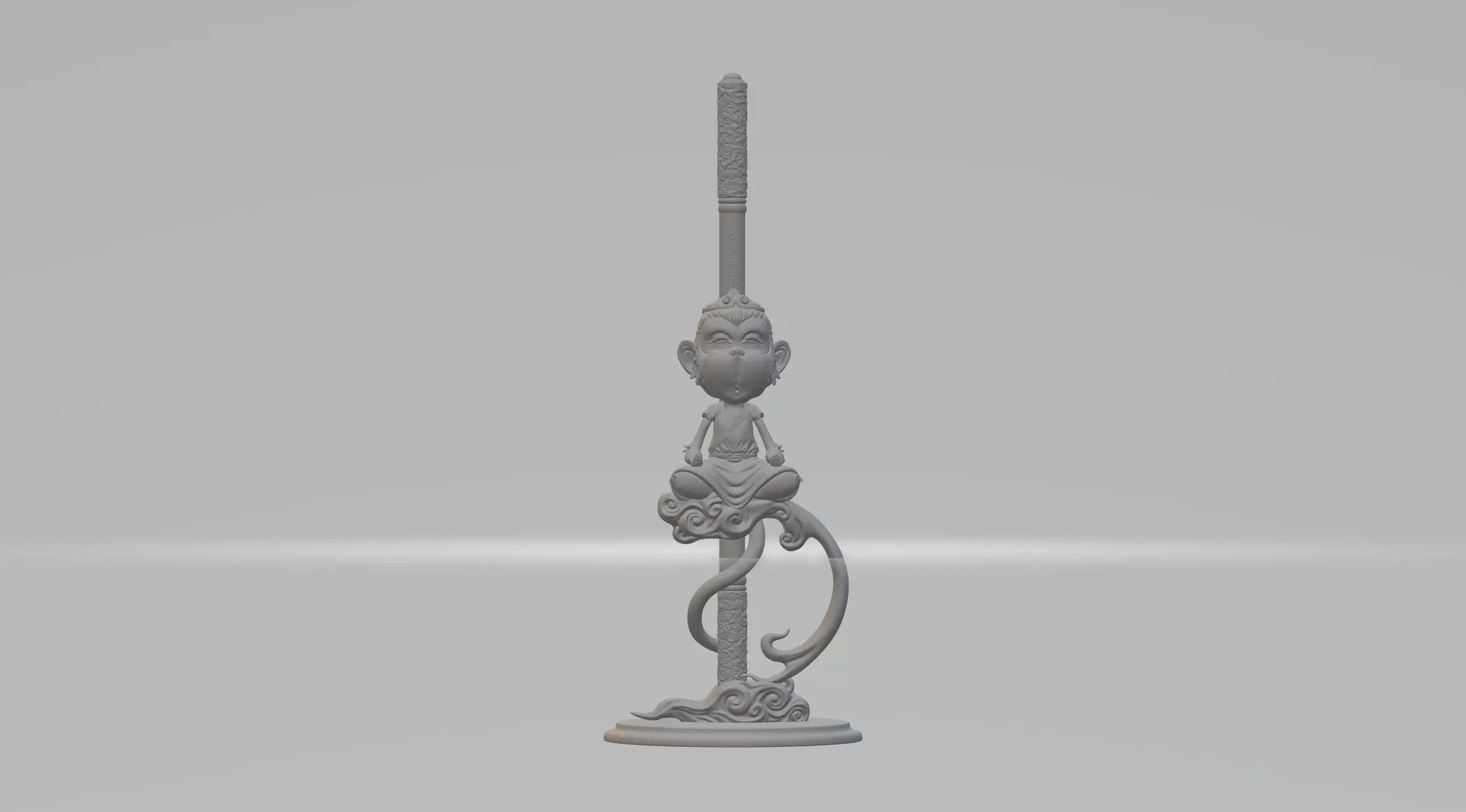 Sun Wukong Monkey King 3D Model 3D print model_0