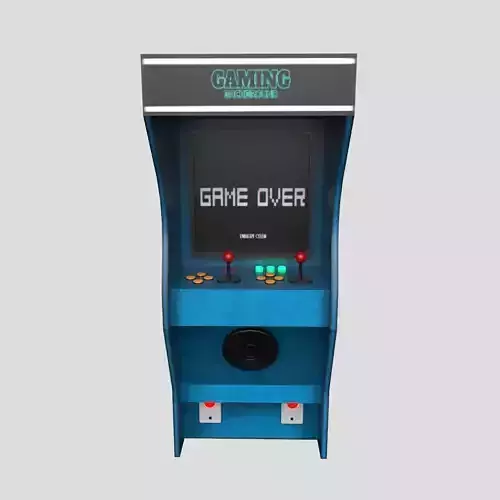 Arcade game Low-poly 3D model