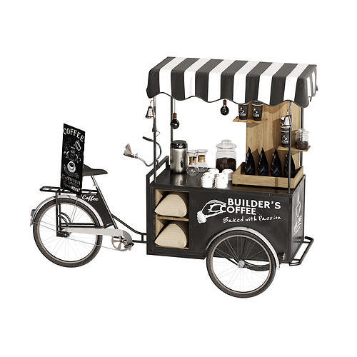 Coffee bike mobile set 3 3D model 4