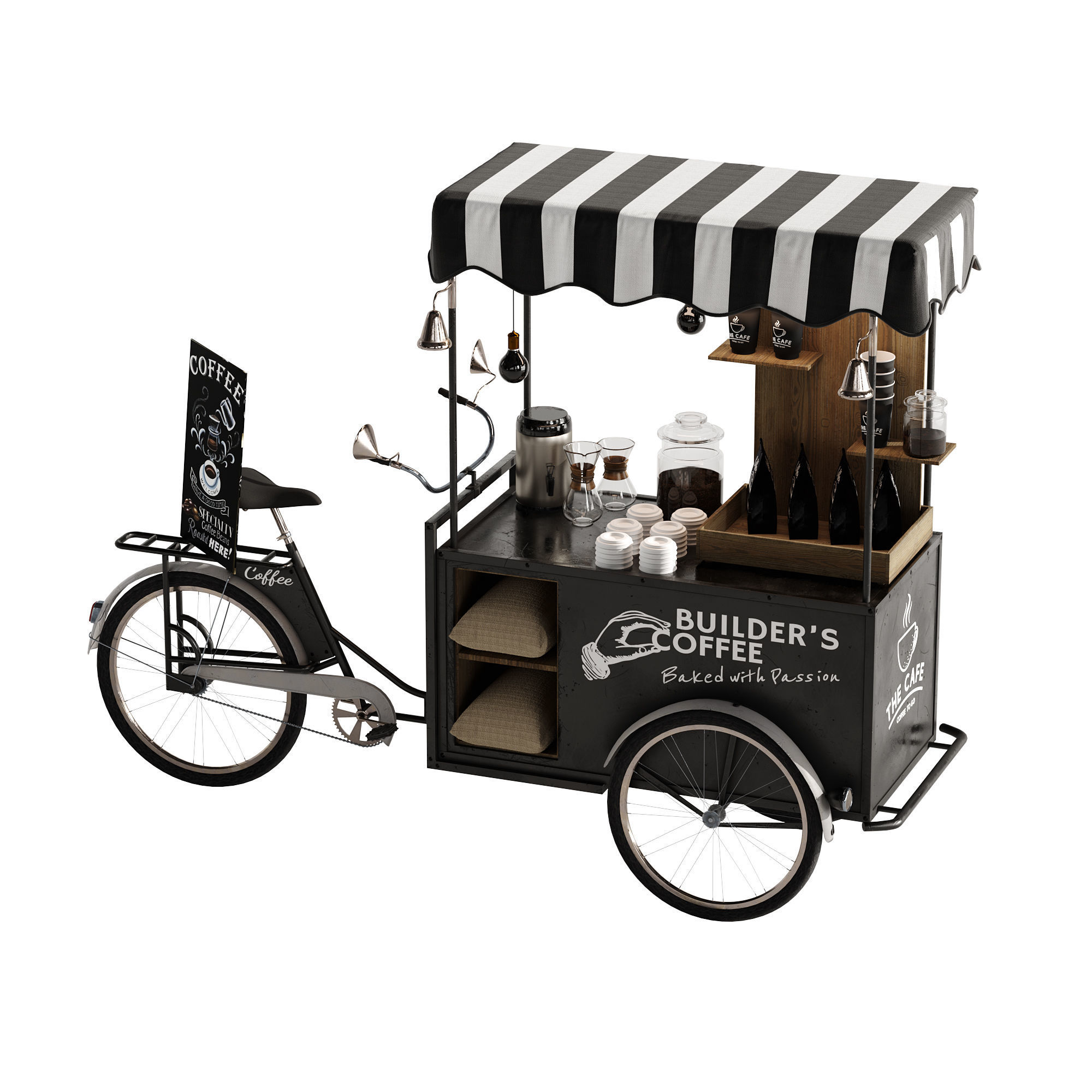 Coffee bike mobile set 3 3D model_17