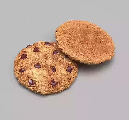 cookies biscuit 3D model