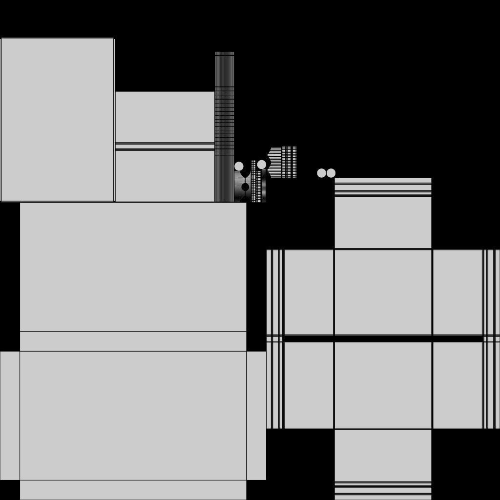 Kitchen Cabinet Low-poly 3D model_11