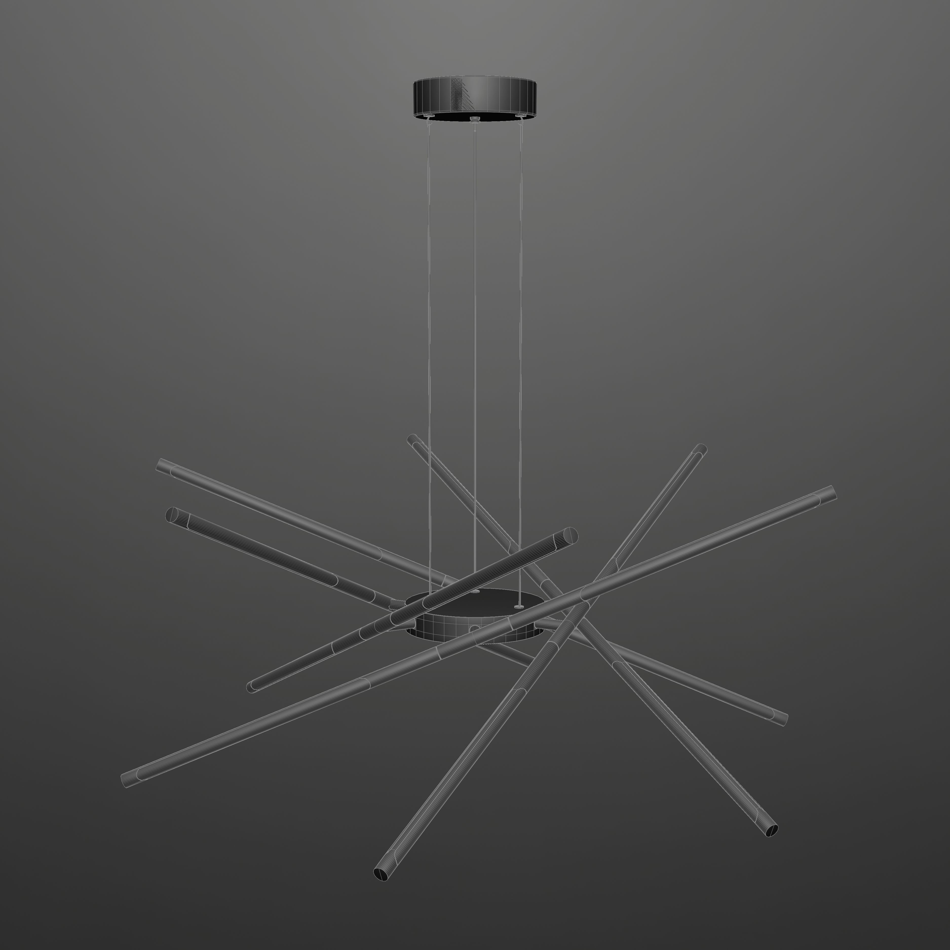 Modern Ceiling Lamp 3D model_3