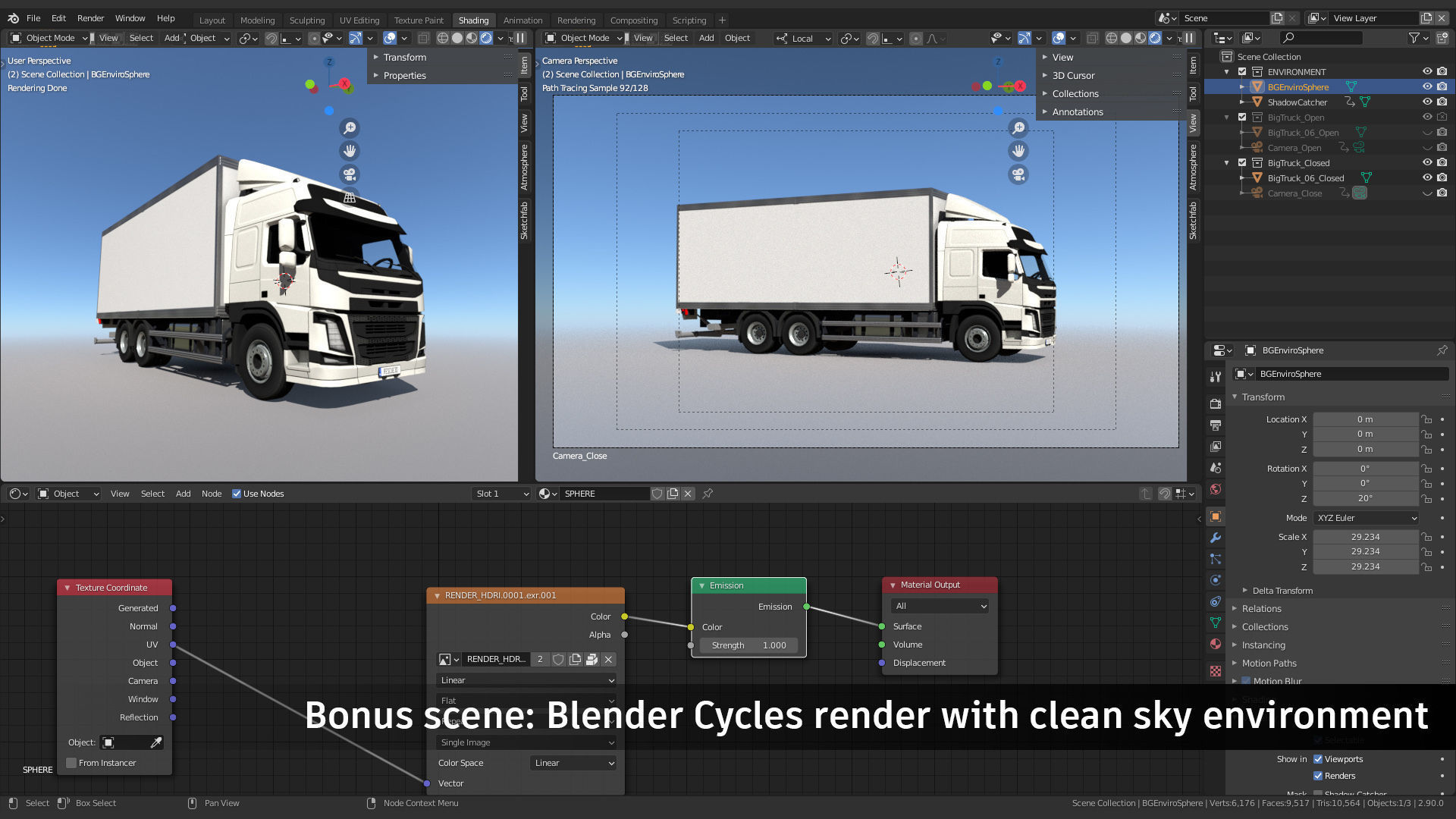 Medium Size Box Truck Low-poly 3D model_8