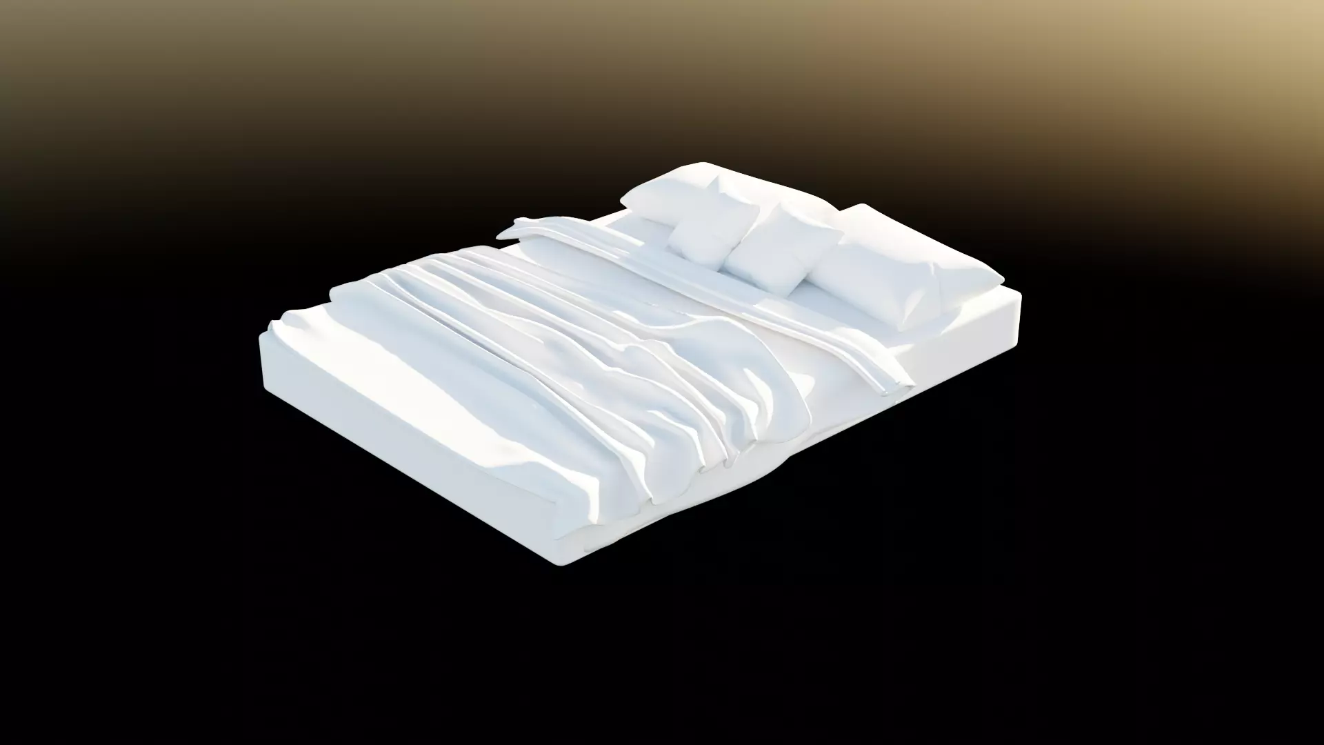 Complete Bed Free 3D model
