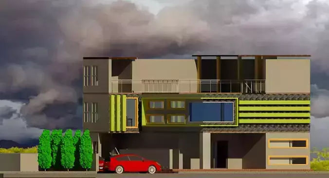3d house design 3D model