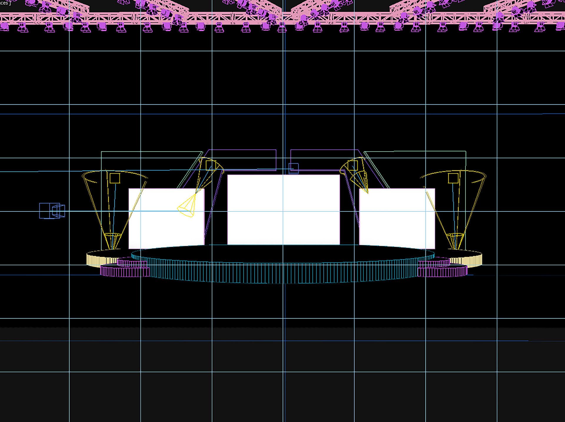 Event and Conference Stage With Led Screens 3D model_4