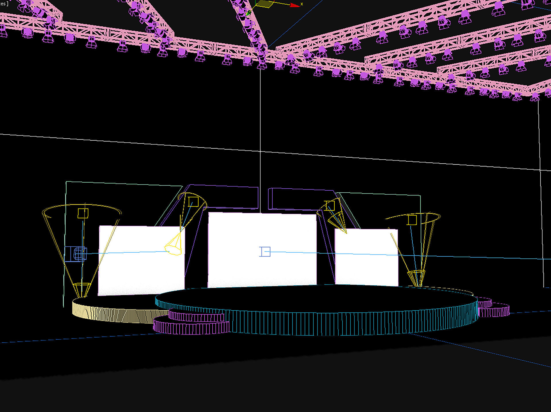 Event and Conference Stage With Led Screens 3D model_5