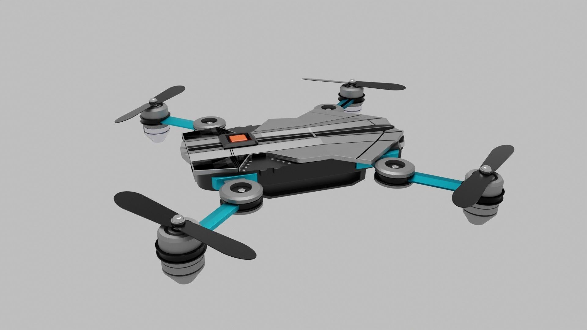 Drone Quadrocopter 3D model_6