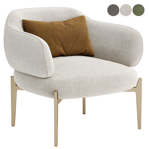 sign mareli arm chair 3D model