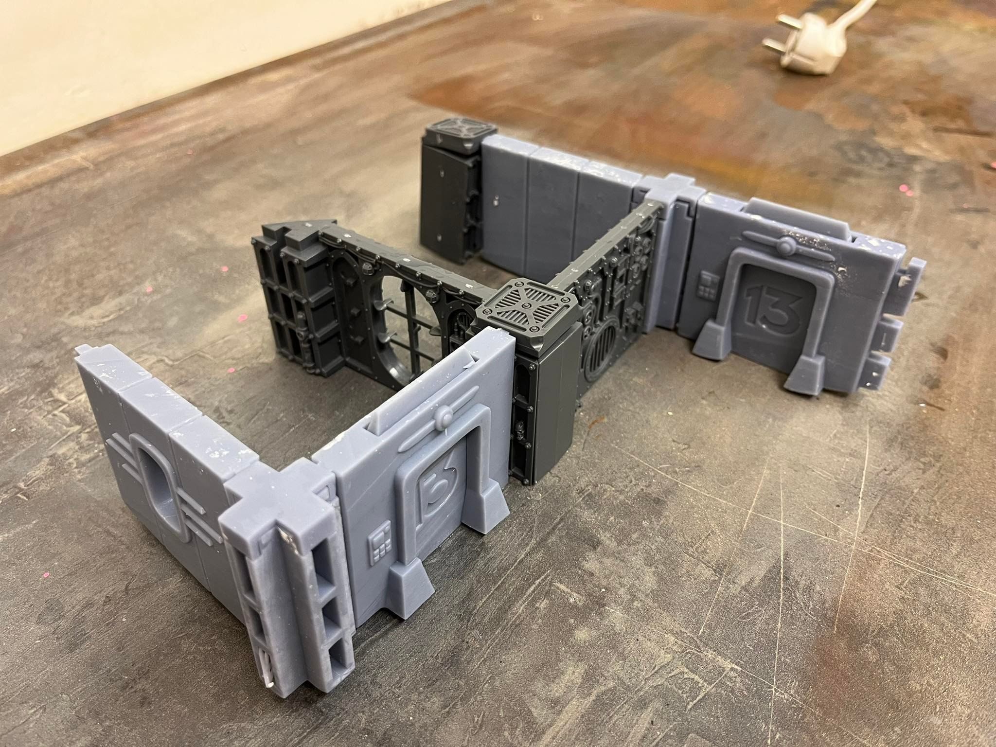 modular vault terrain 3D print model_3