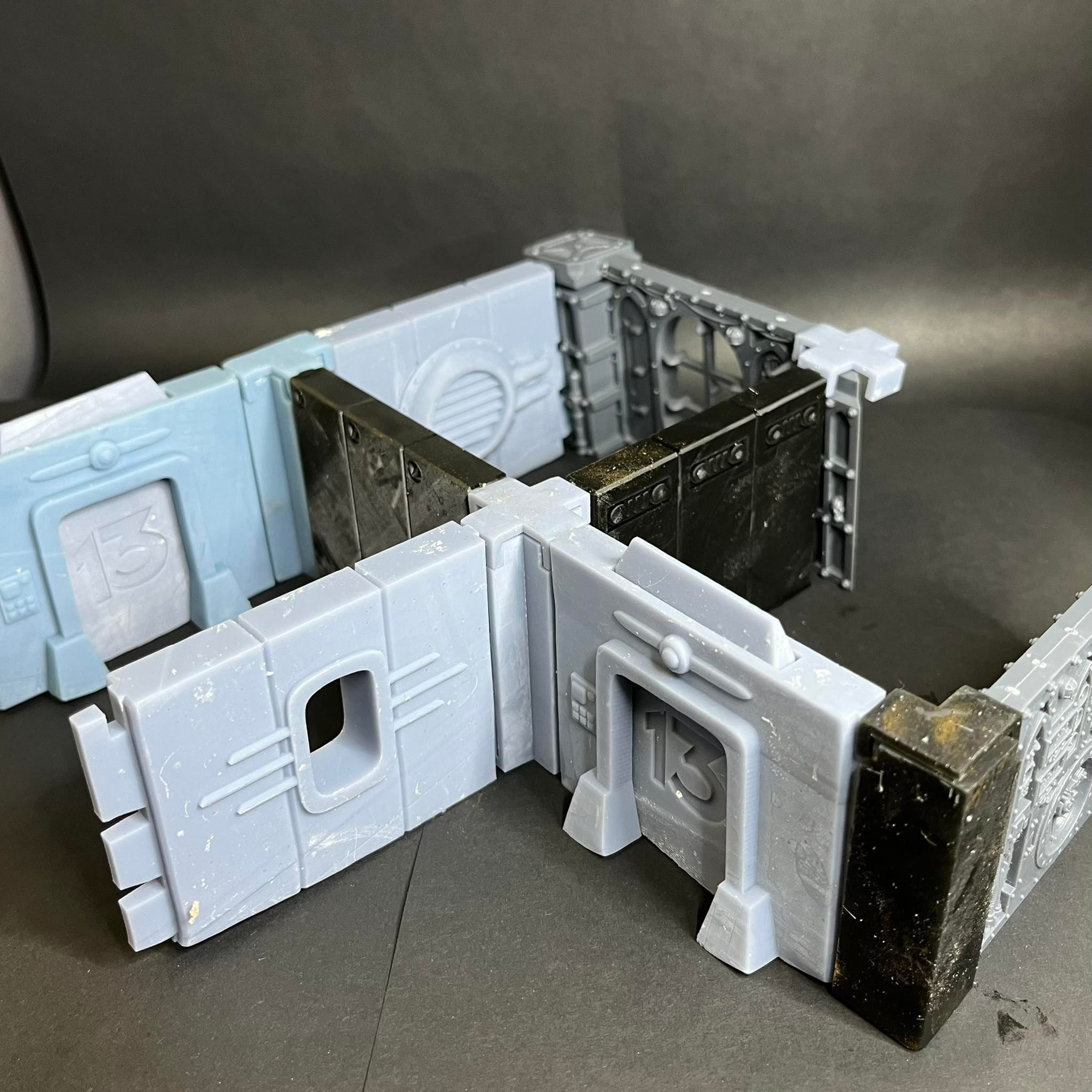 modular vault terrain 3D print model_4