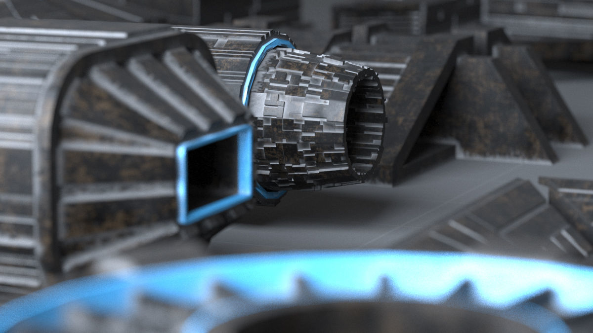 Sci-fi Pack Base Mesh Low-poly 3D model_1