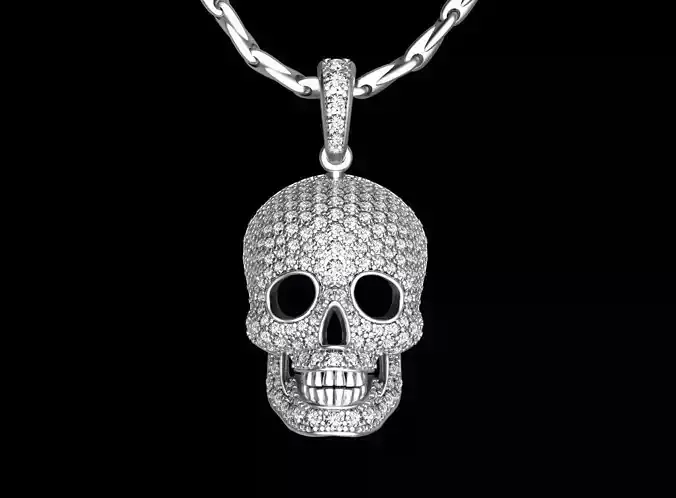 pendant scull 3D print model