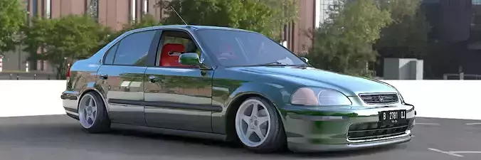 honda civic ferio 3D model