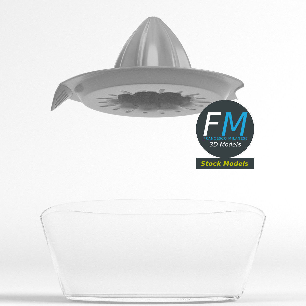 Juicer citrus 3D model_3