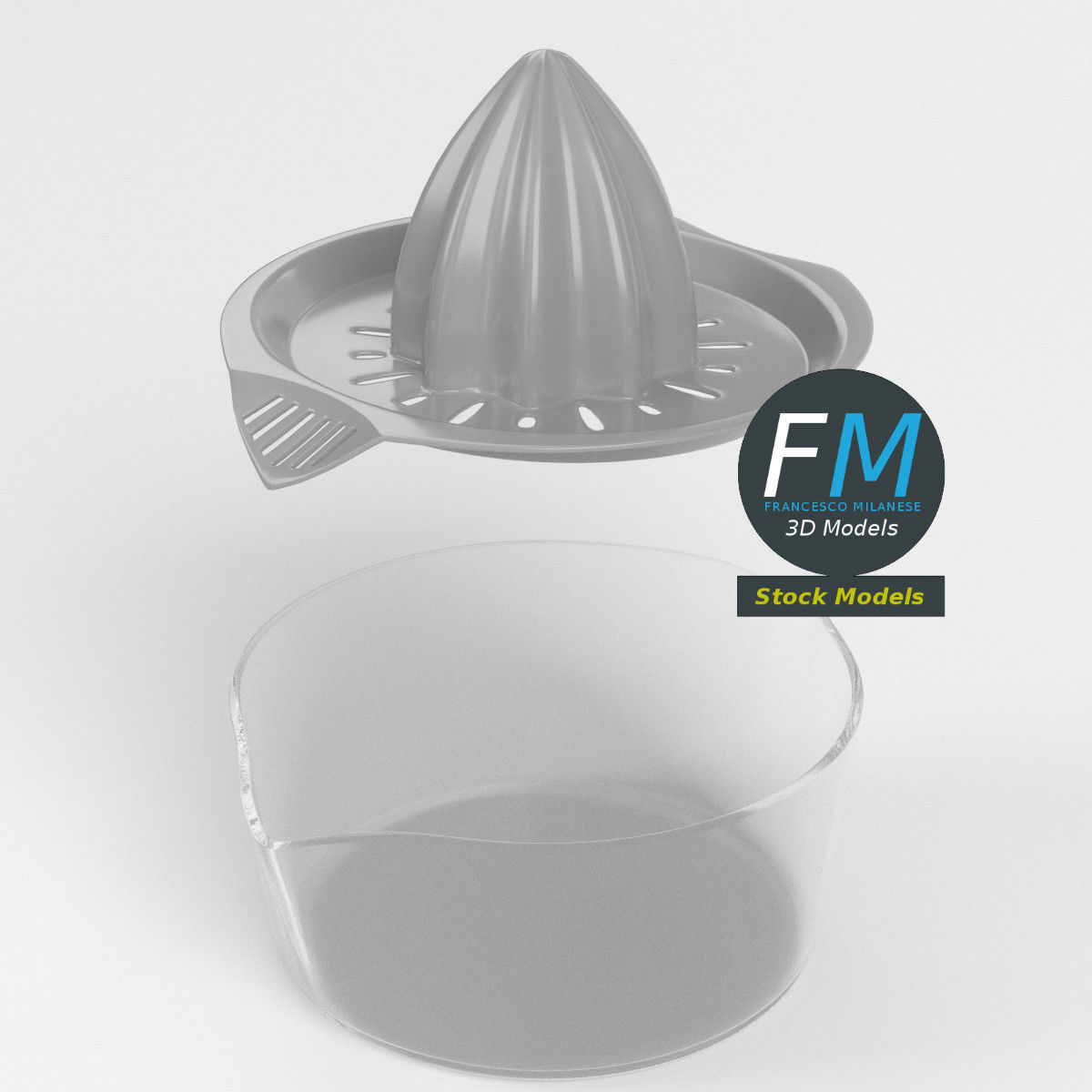 Juicer citrus 3D model_2