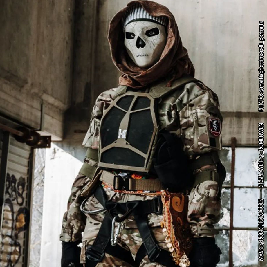 Farah Red Team 141 Mask - Call of Duty - MW2 - Warfare 3D print model_8