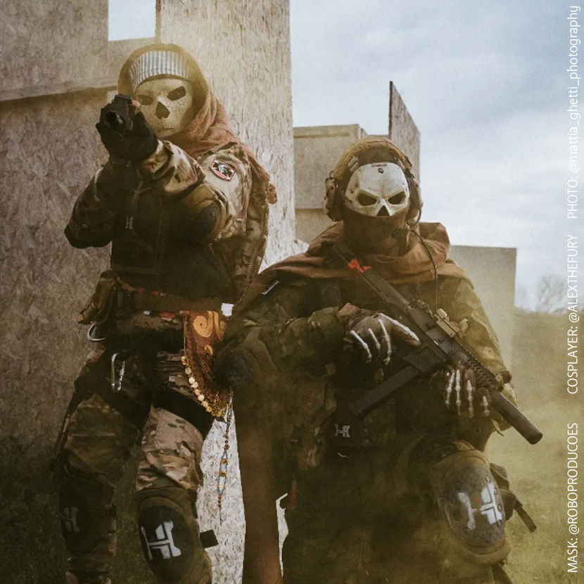 Farah Red Team 141 Mask - Call of Duty - MW2 - Warfare 3D print model_10